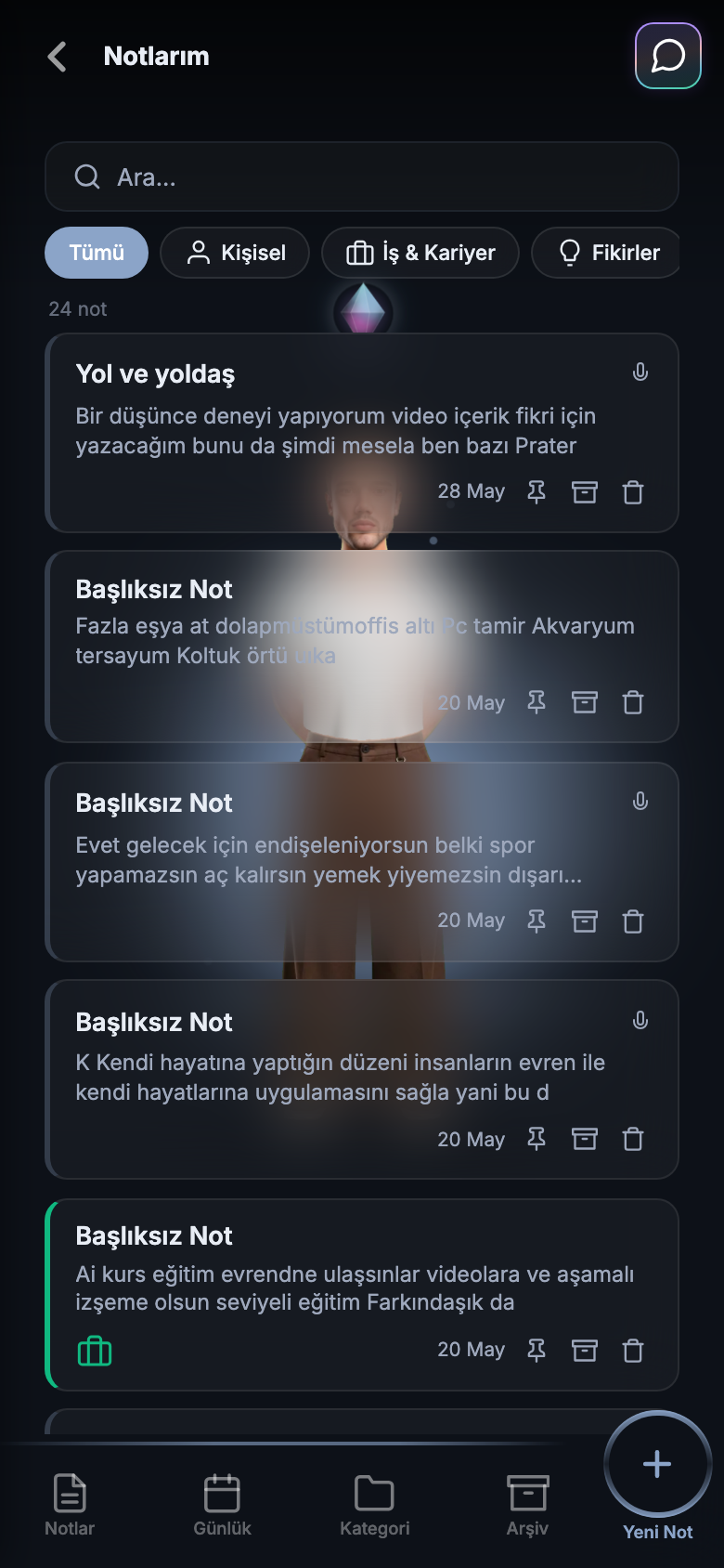 Notlarım
